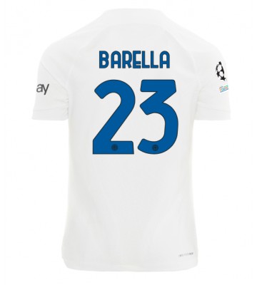 Inter Milan Nicolo Barella #23 Udebanetrøje 2023-24 Kort ærmer